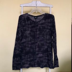 Target long sleeve print top